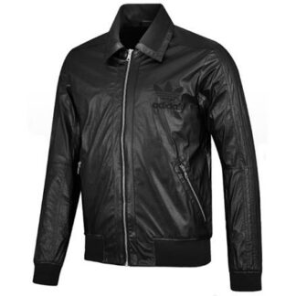 adidas Originals SY Faux Leather Jacke schwarz | Omidis.de