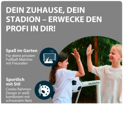 Fussballtor – Hudora Advanced – 120 bis 300cm - Image 4