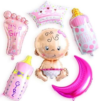 Luftballon Set Baby-Girl 6 tlg.
| ROB’S BALLOONS
