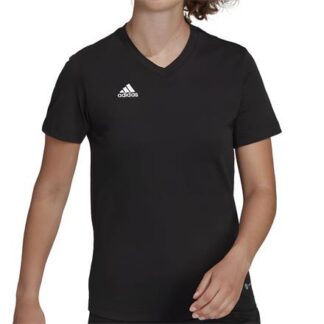 adidas Entrada 22 Damen T-Shirt  schwarz/weiß | Omidis.de
