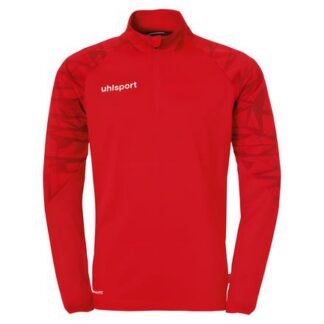 uhlsport Goal 25 1/4 Zip Top Sweatshirt  rot | Omidis.de