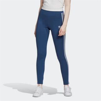 adidas Originals Adicolor 3-Sreifen Damen Leggings blau | Omidis.de