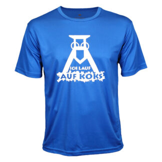 Ich lauf auf Koks Funktions T-Shirt blau für Männers
| Lauflust.de