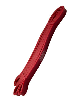 Bande élastique rouge pour la musculation | Résistance 2 à 15 Kg