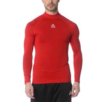 adidas TechFit C&S Turtle LS Warm Funktionsshirt  rot | Omidis.de