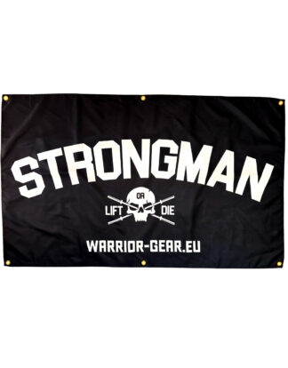 Drapeau Strongman | Décoration HomeGym | Bannière Murale