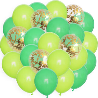 Luftballons 25 Stk. Grün/Gold
| ROB’S BALLOONS