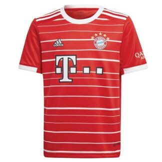 adidas FC Bayern München Kinder Heimtrikot  rot/weiß | Omidis.de