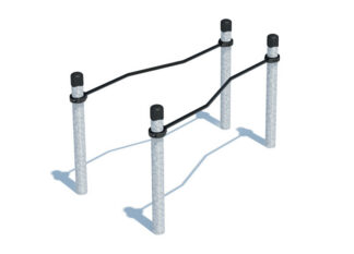 P-ZN-006 Bended Parallel Bars