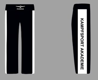 Kickboxhosen s/w "Kampfsport Akademie" 170, Preis auf Anfrage!