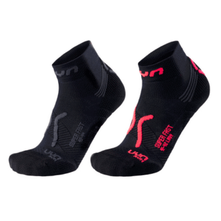 RUNNING super fast Socken 2 Paar Woman schwarz
