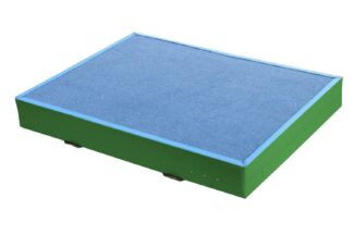 Niedersprungmatte blau-grün - 100 x 200 x 8 cm
