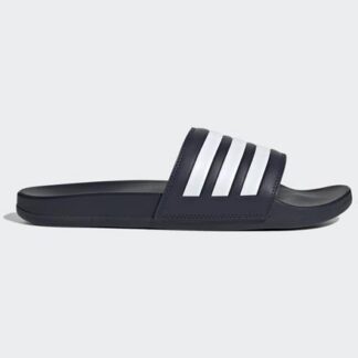adidas Herren Comfort adilette dunkelblau/weiß | Omidis.de