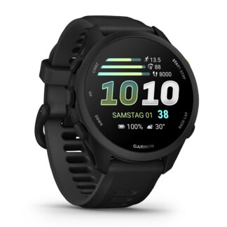 Garmin FR70 mit Schnellwechsel-Armband 20 mm Silikon | Schwarz | 010-04307-00
| Lauflust.de