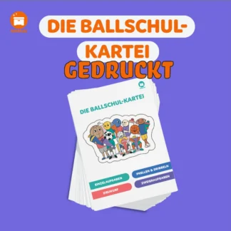Die Ballschul-Kartei gedruckt - Übungskarten für die Ballschule - wimasu.de