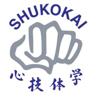 Stickabzeichen SHUKOKAI rot 9 x 9 cm Menge 100