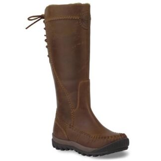Timberland Mount Holly Tall Leather Zip Stiefel  braun | Omidis.de