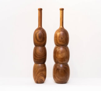 Indian Idumban Club – 9-12kg walnut - BMF BodyMindFit circular fitness tools