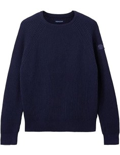 Herren Gerippter Pullover-699438