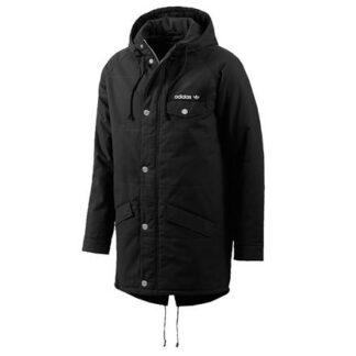 adidas Padded Fishtail Parka schwarz | Omidis.de