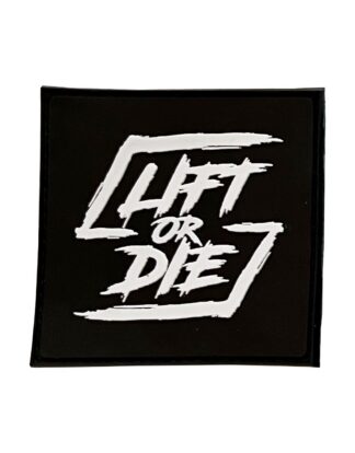 Ecusson / Patch Lift or Die - Patch pour sac à dos Musculation