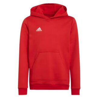 adidas Entrada 22 Kinder Hoodie  rot/weiß | Omidis.de