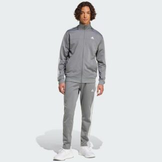 adidas Sportswear Colorblock Herren Trainingsanzug  grau | Omidis.de