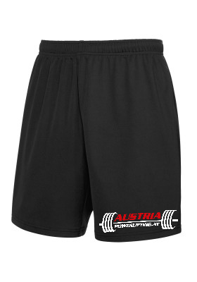 Austria Powerlifting Short, Rot Weiß - Sport Enzinger