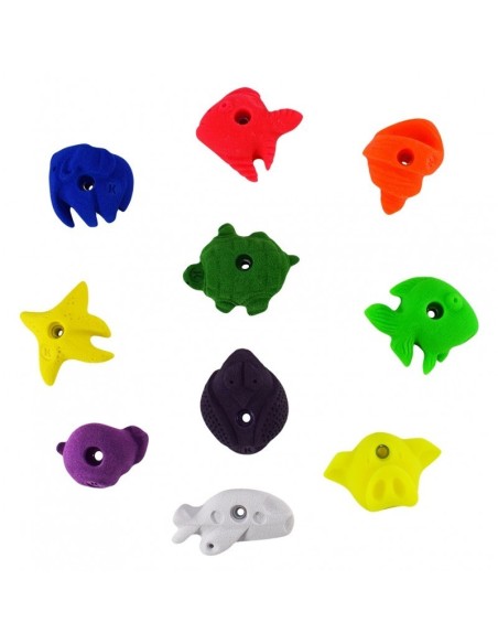 Children's climbing holds: 10 holds theme "sea" - Image 35