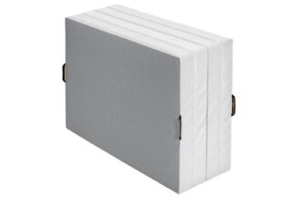 Weichbodenmatte klappbar weiß - 100 x 200 x 40 cm