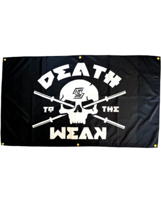 Drapeau Powerlifting | Death to the Weak | Bannière Motivation