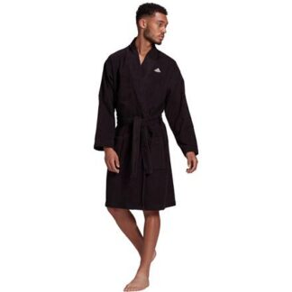 adidas Herren Cotton Bademantel schwarz | Omidis.de