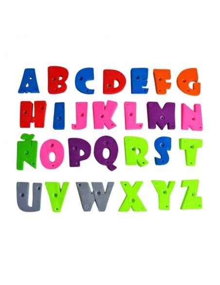 Children's Climbing Holds: Letters in the full alphabet - Image 35