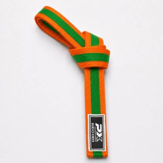 PX Budo Kids Softbelt, orange-grün 240cm