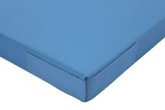 Superleichtturnmatte Therapie mit Klettecken hellblau - 150 x 100 x 8 cm