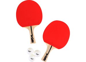 Tischtennis Schläger Set (2 Schläger – 3 Bälle)
