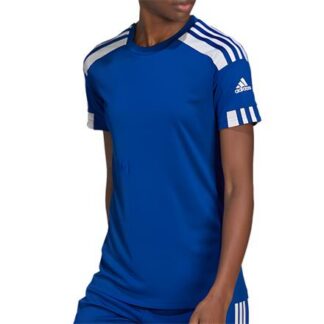 adidas Squadra 21 Damen Trainingsshirt  blau/weiß | Omidis.de