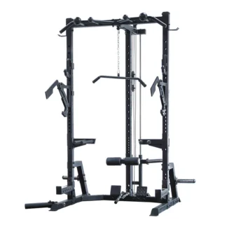 Primal Strength Personal Series Ultimate Half Rack with Lat Pulldown and Low Row