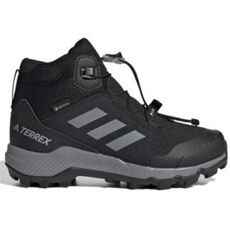 adidas Terrex Mid Gore-Tex Kinder Wanderschuhe grau/schwarz | Omidis.de