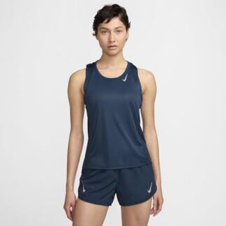 Nike Dri-Fit Race Singlet Damen Tanktop  dunkelblau | Omidis.de