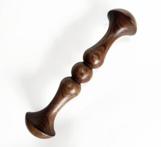 Tai Chi Ruler – black walnut - BMF BodyMindFit circular fitness tools
