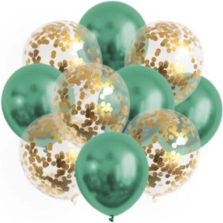 Luftballons 10 Stk. Grün/Gold
| ROB’S BALLOONS