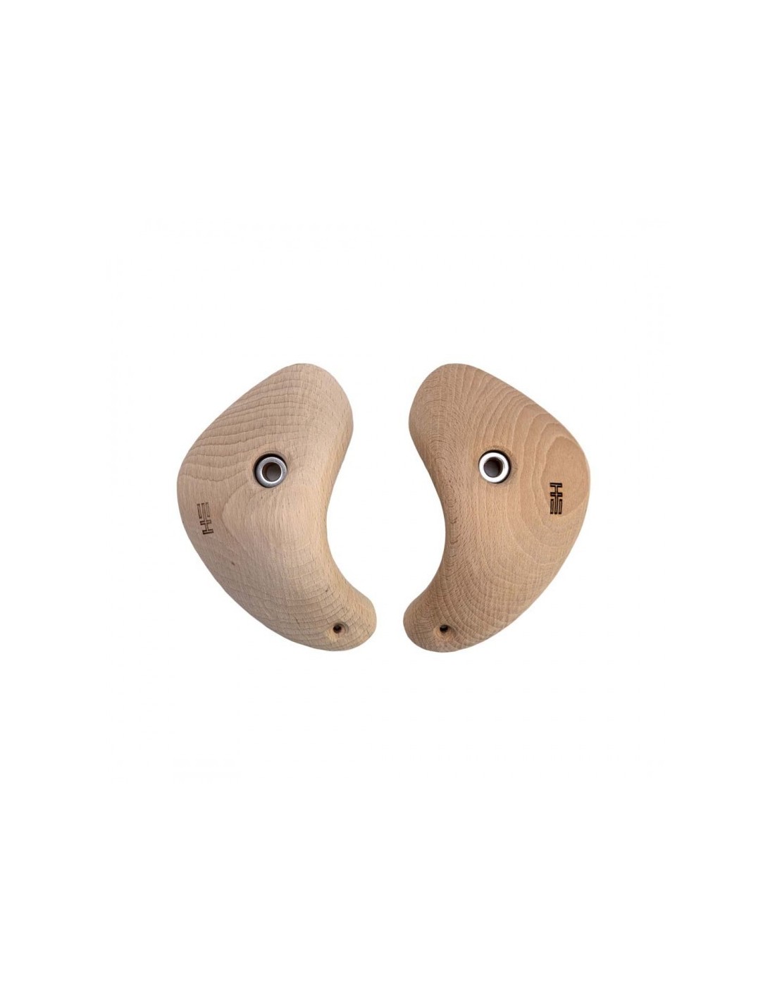 WOODEN BLOWJUGS L2 - Two Symmetric Wood Climbing Holds XL Jugs - Image 37